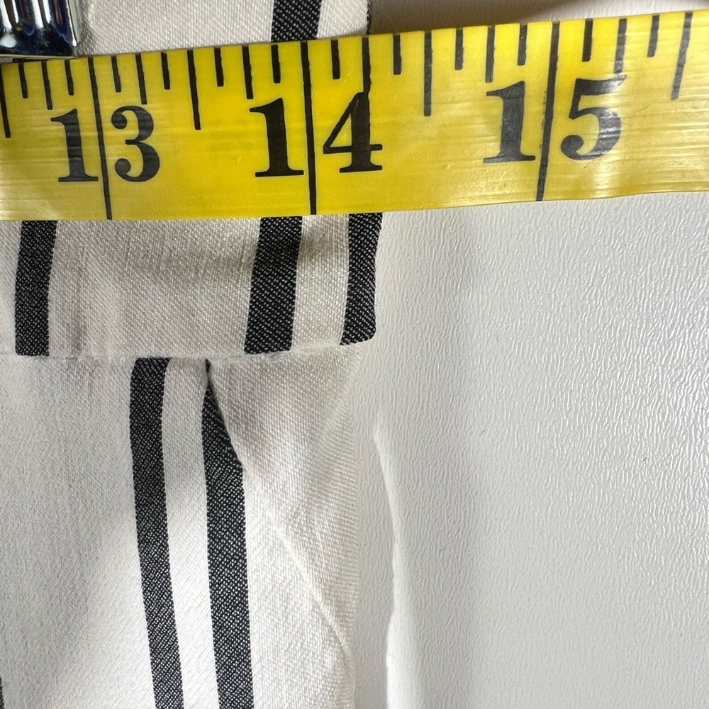 New York & Co. 7th Ave Striped Ankle Workwear/Office Pants Sz Small - Picture 9 of 11